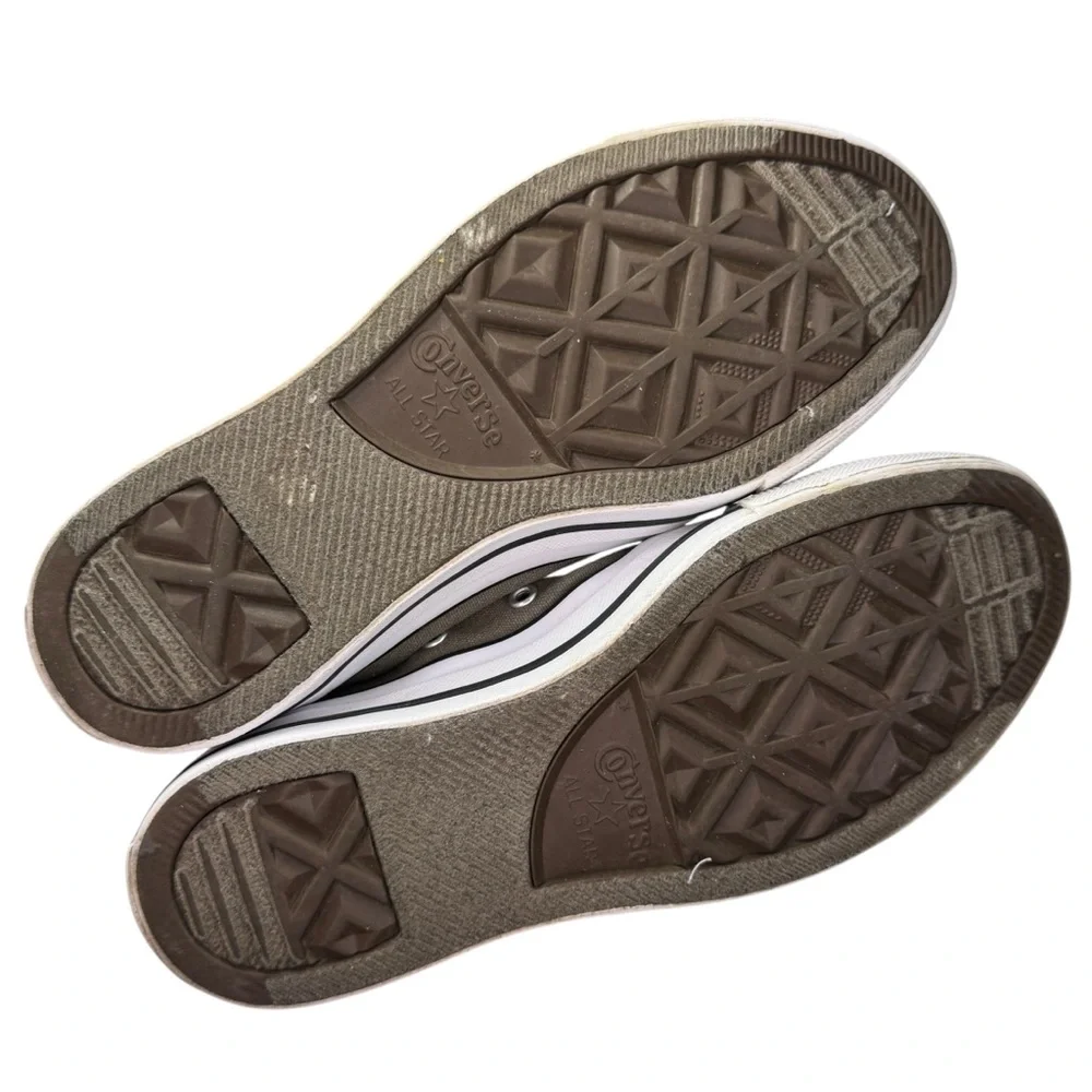 Converse Chuck Taylor Unisex Canvas Sneakers Shoes Charcoal‎ Gray Womens 7 - Picture 12 of 15